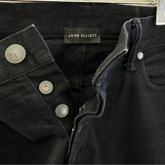 John Elliott The Cast 2 Mens Black Skinny Jeans 34 Minimalist Japanese Luxury - Picture 4 of 11